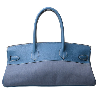 Shoulder Birkin Tiyoon Lemance Denim Blue Gene SS □ K engraved