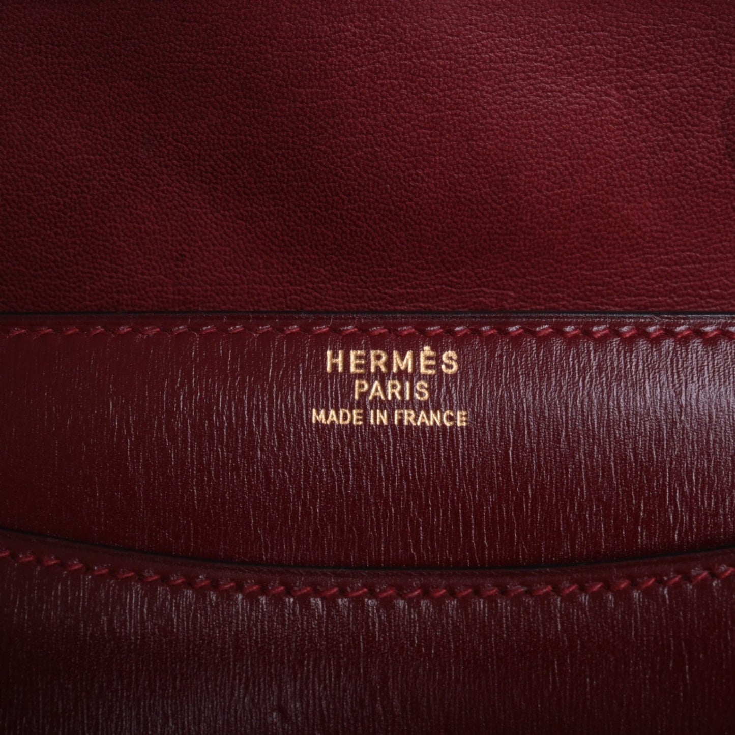 ヴィンテージショルダーバッグ　ボックスカーフ　ルージュアッシュ　GP　〇O刻印