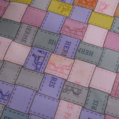 カレ90　BOLDUC AU CARRE　シルク　ホワイト