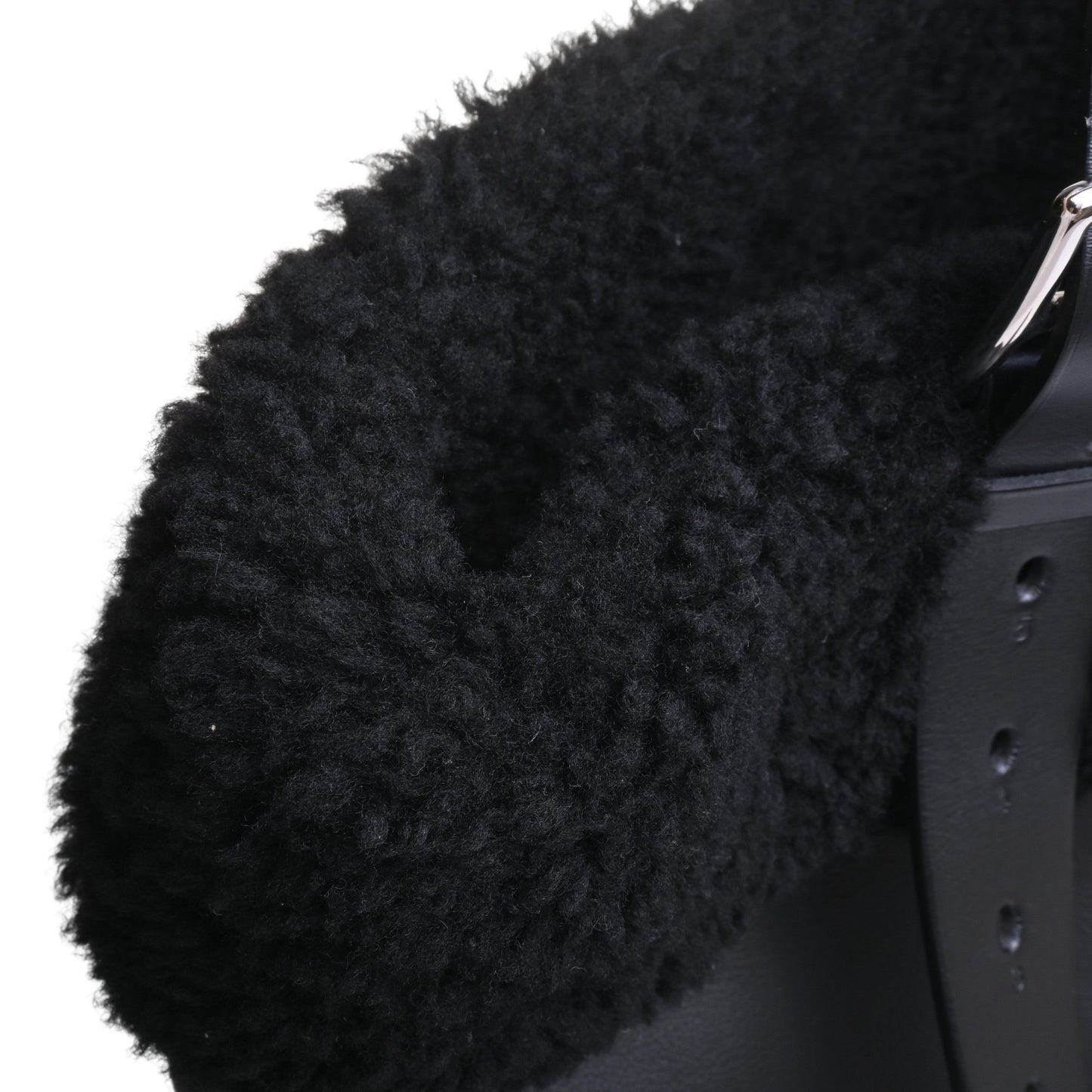 エトリヴィエール　ショッピングアビエイター　トリヨンクリストバル　ムートン　ブラック　SS　C刻印