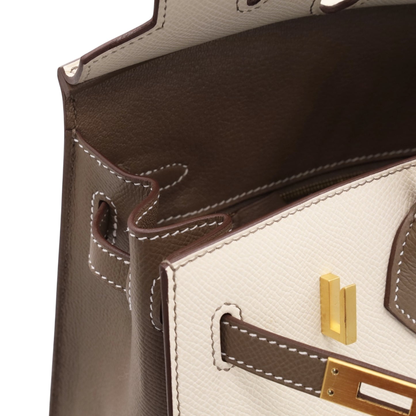 バーキン25　パーソナルオーダー　セリエ　ヴォーエプソン　クレ　エトゥープ　マットGP　Z刻印