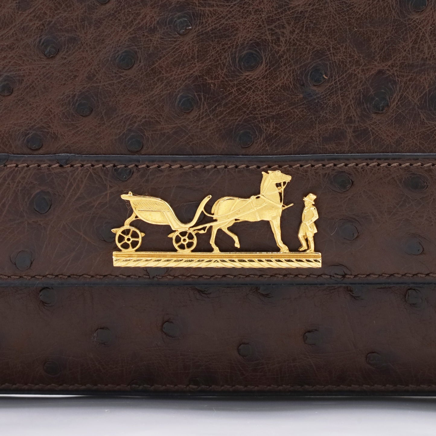 Eugenie Ostrich Brown GP