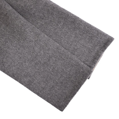 ベルテッドコート　カシミヤ　グレー　ベージュ　38