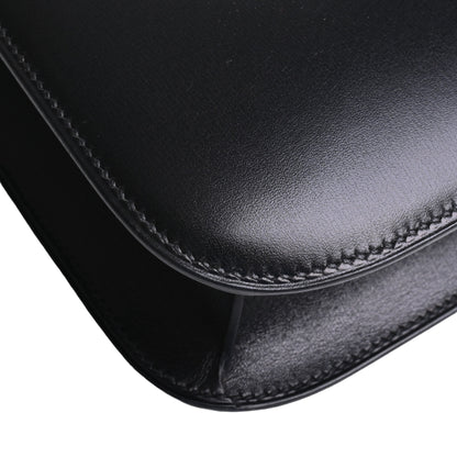 コンスタンス　ボックスカーフ　ブラック　SS　□E刻印