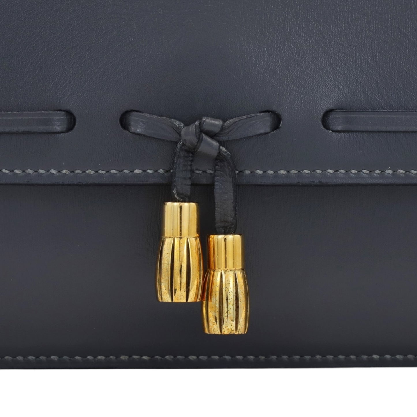 タッセル　ボックスカーフ　グレー　GP　〇O刻印