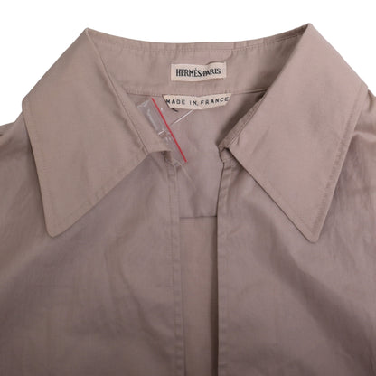 ヴァルーズシャツ　コットン　ベージュ　36