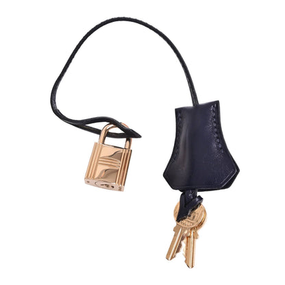 Kelly 32 Crinolan Box Calf Blue Indigo GP □J Engraved