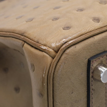 バーキン30　オーストリッチ　ムース　SS　T刻印