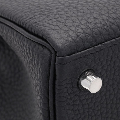 Kelly 25 Togo Black SS K stamp
