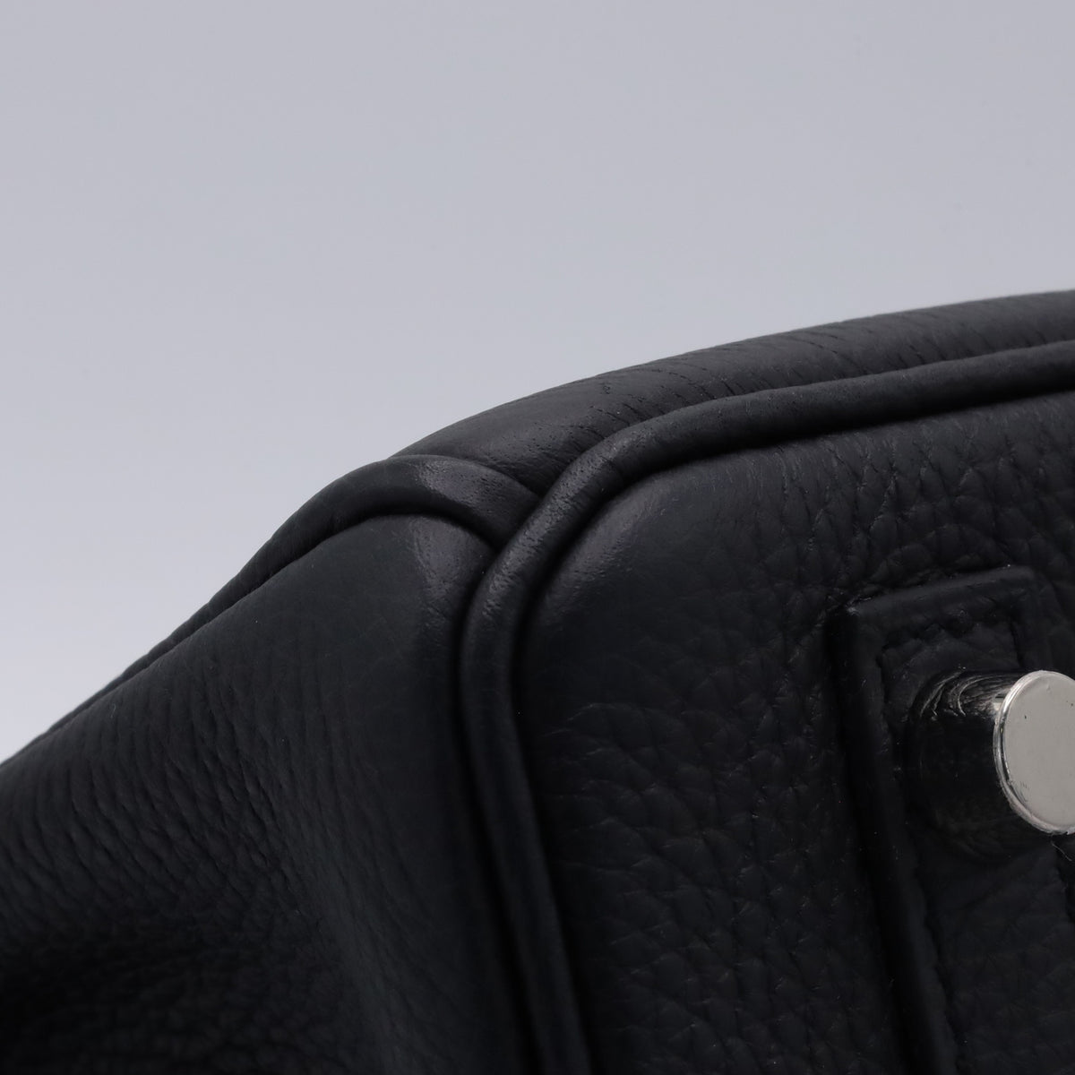 Birkin 25 Togo Black SS KStamp