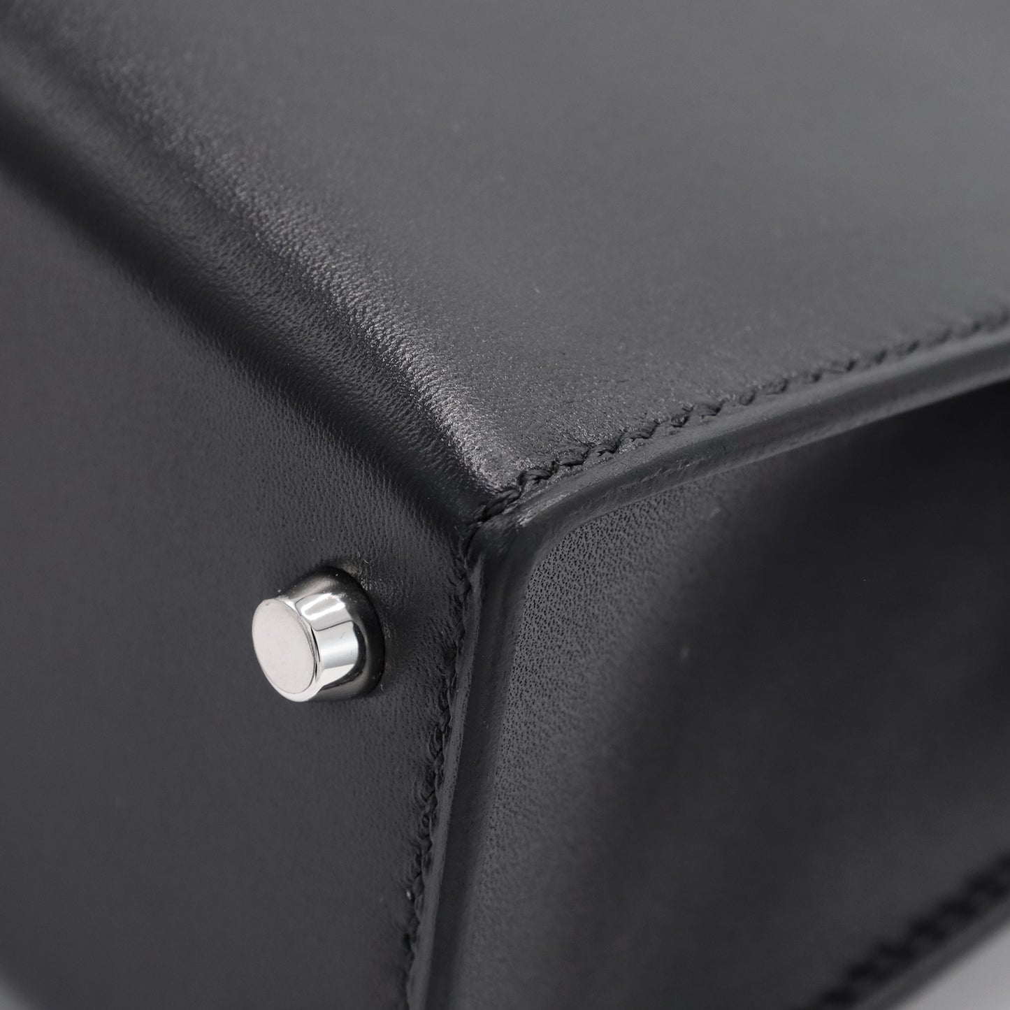 Mini Kelly 2 Panpille Box Lustre Tatterakt Sombrero Black SS G stamp