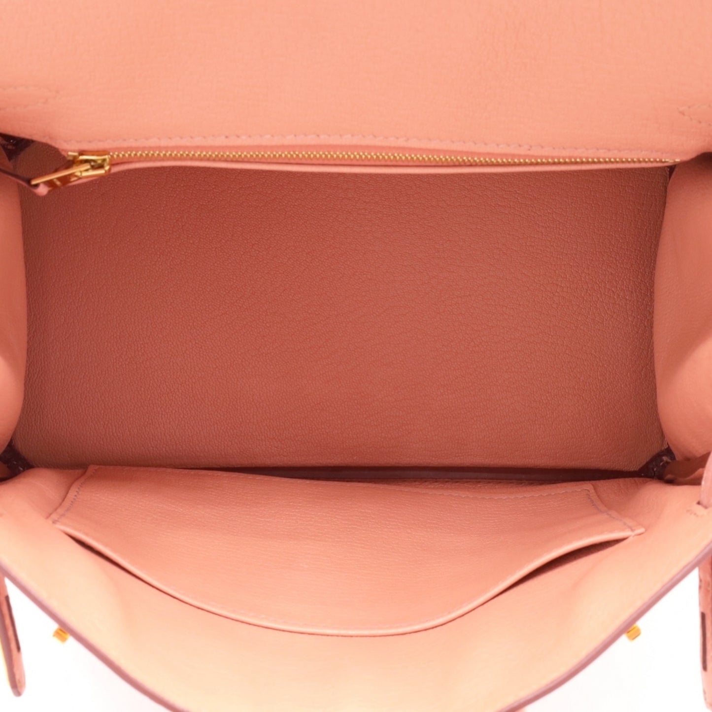 バーキン25　オーストリッチ　テリキュート　GP　B刻印