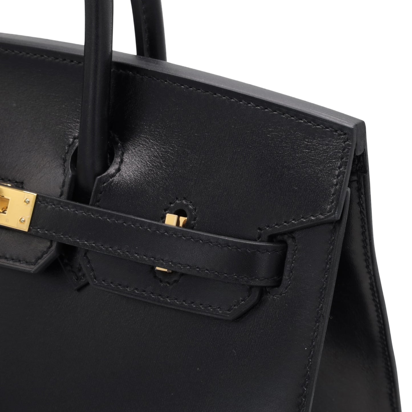 バーキン25　セリエ　ボックスカーフ　ブラック　GP　W刻印