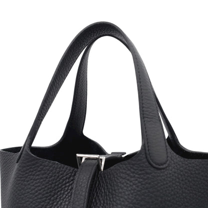 Picotan Rock PM Taurillon Clemence 黑色 SS W 雕刻