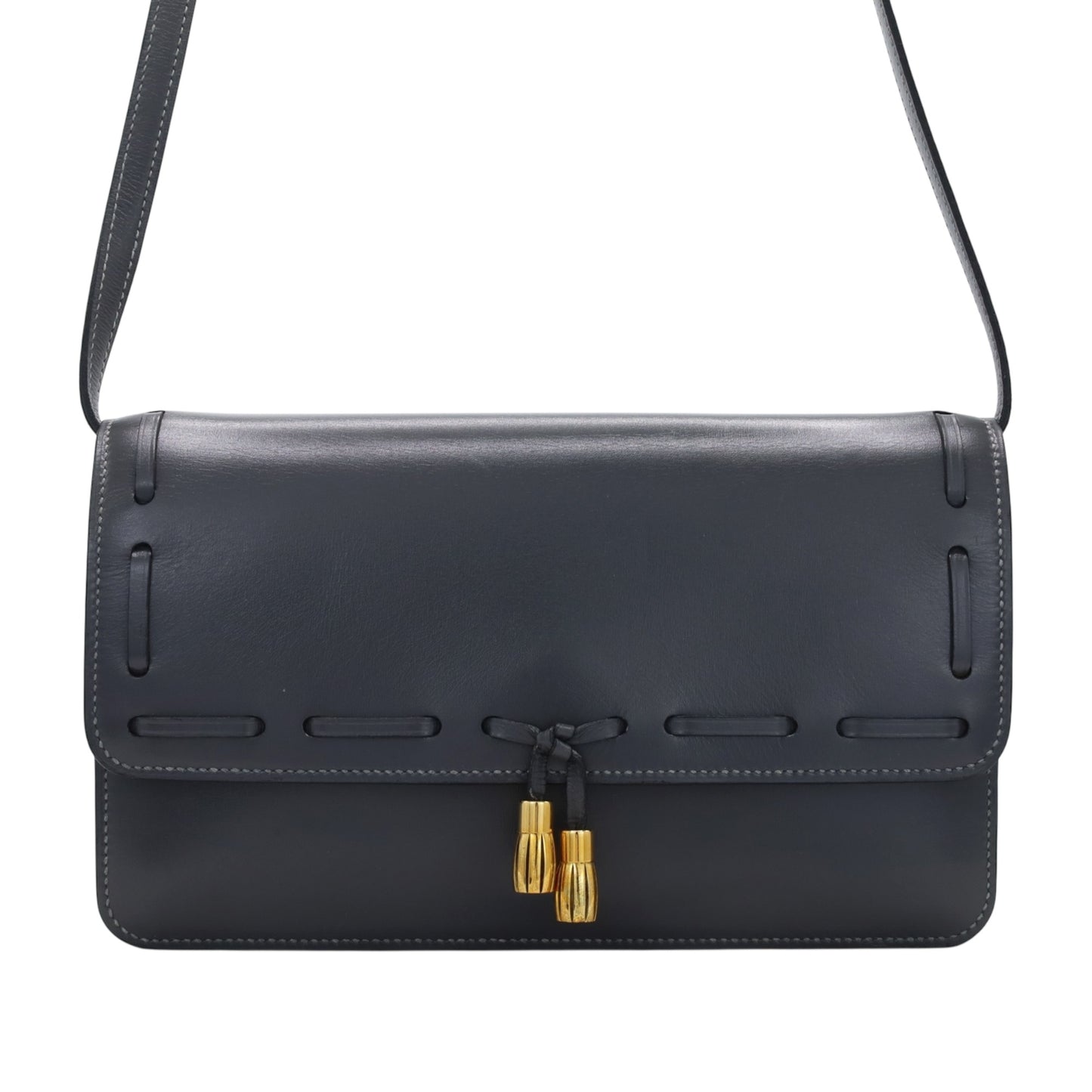 タッセル　ボックスカーフ　グレー　GP　〇O刻印