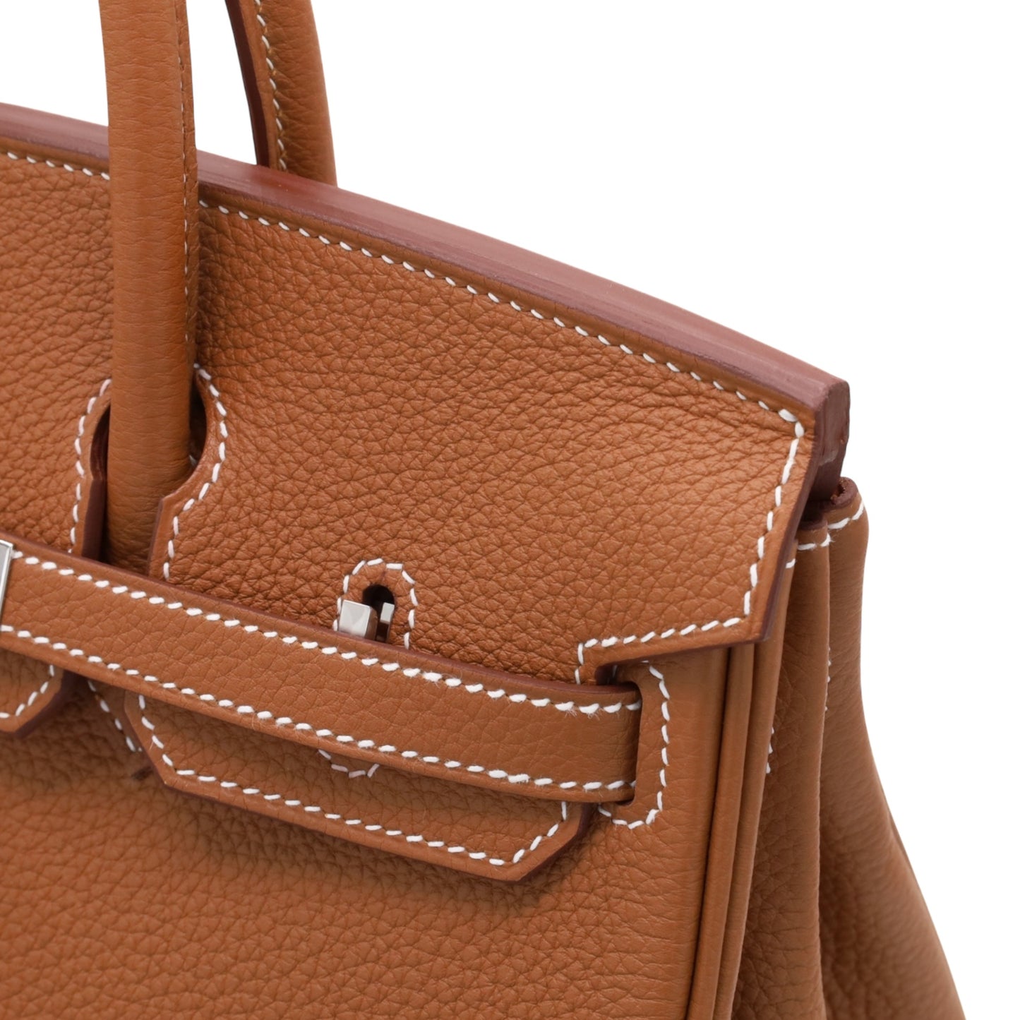 Birkin 25 Togo Gold SS K stamp