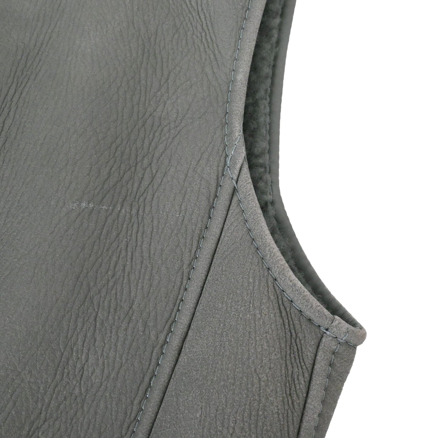 ロングジレ　ムートン　カーキ　34