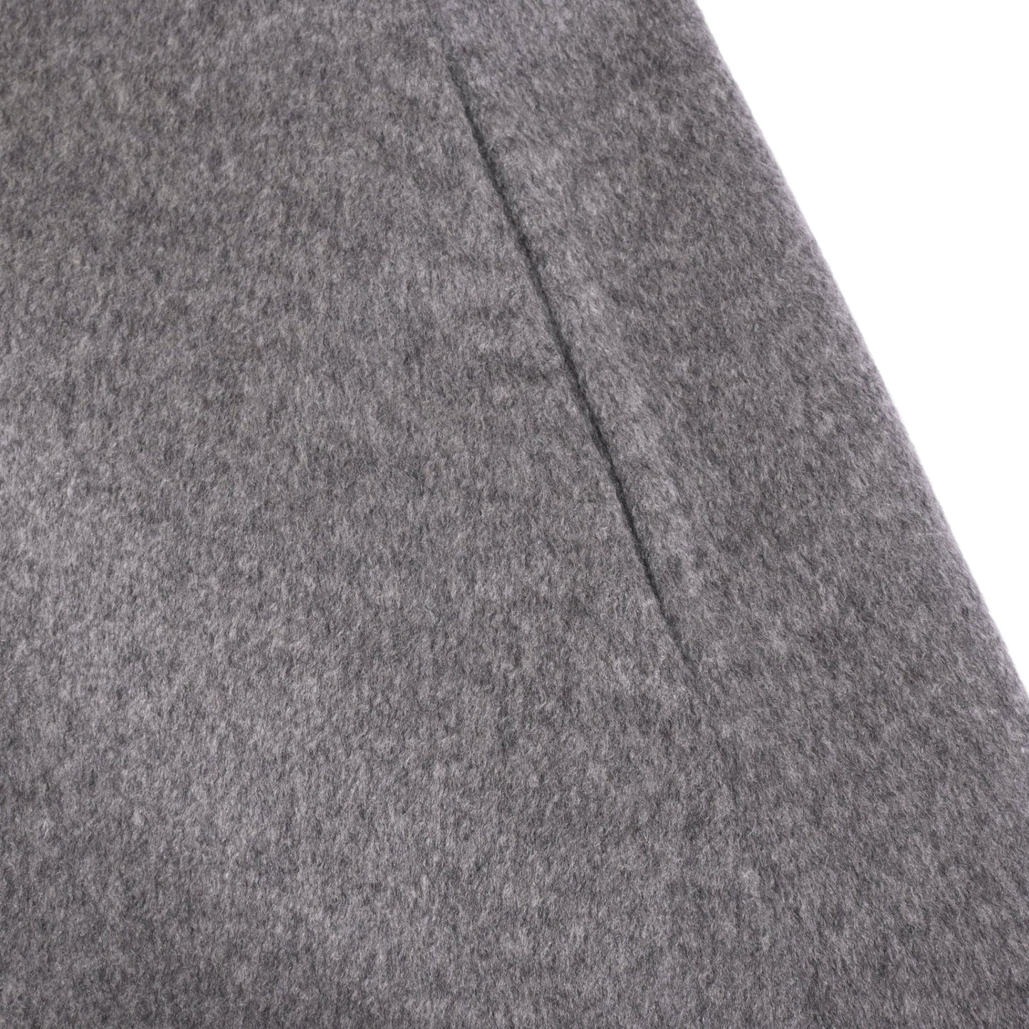 ベルテッドコート　カシミヤ　グレー　ベージュ　38