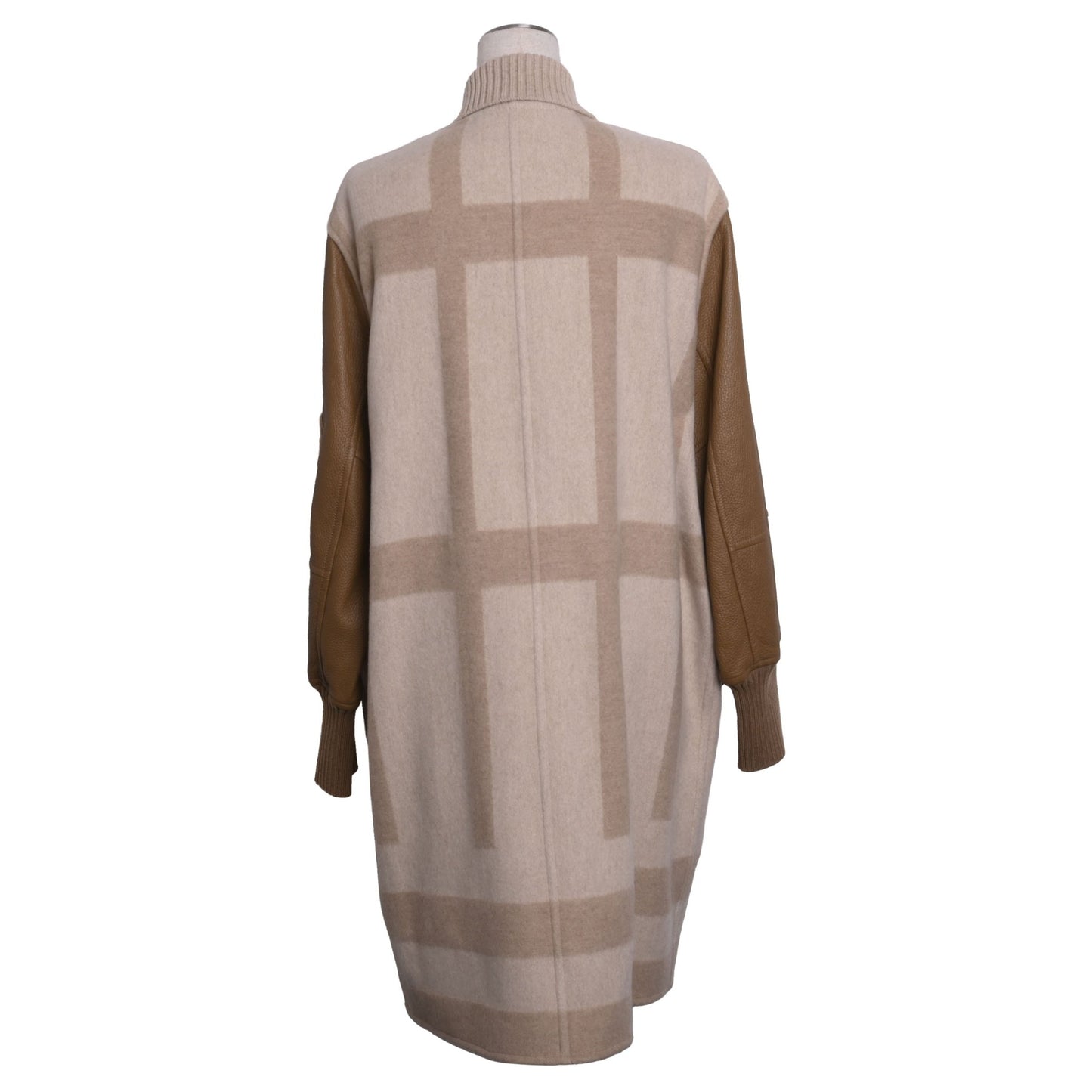 ロングブルゾン　カシミア　ディア　ベージュ　40