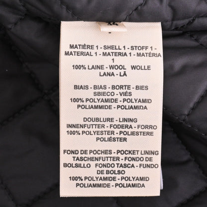 コート　ウール　ナイロン　ブラック　34