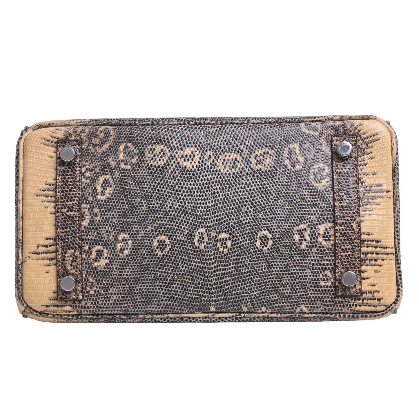 バーキン25　リザードナチュラ　デザート　SS　□N刻印