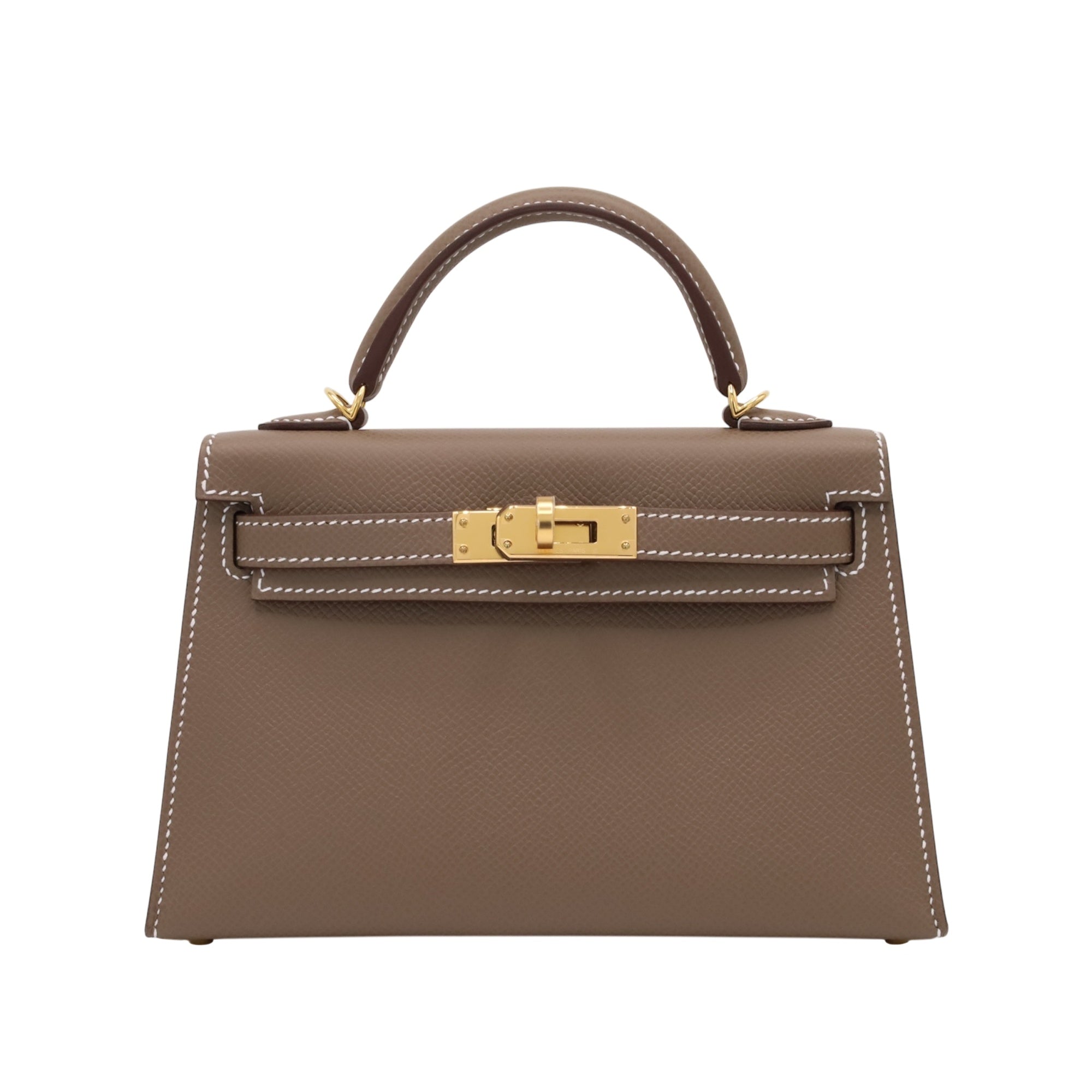 HERMES ミニケリー2 ヴォ―エプソン エトゥープ GP K刻印 – LALÙE