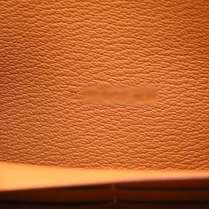 Constance Long to Go Alligator Matte Gold GP BStamp