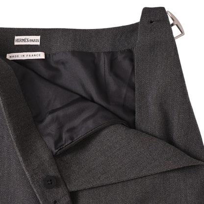 裙子羊毛灰色34