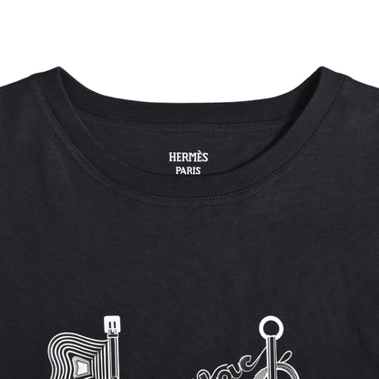 Tシャツ　クリッククラック　コットン　ブラック　42