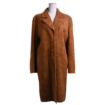 コート　ムートン　キャメル　38