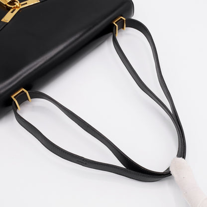 カデナロック　ショルダーバッグ　ボックスカーフ　ブラック　GP　〇K刻印