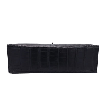 Pochette Kelly Alligator Matte Black SS WStamp