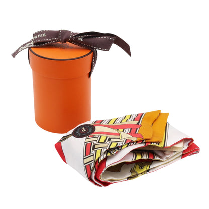 ツイリー　馬鞍とチャーム　シルク　マルチカラー