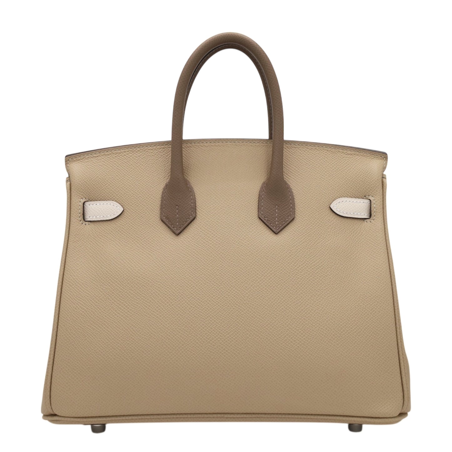 バーキン25　トリコロール　ヴォーエプソン　トレンチ　クレ　エトゥープ　SS　K刻印