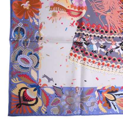 Carre 90 Cos Charm de Fett Silk Multicolor