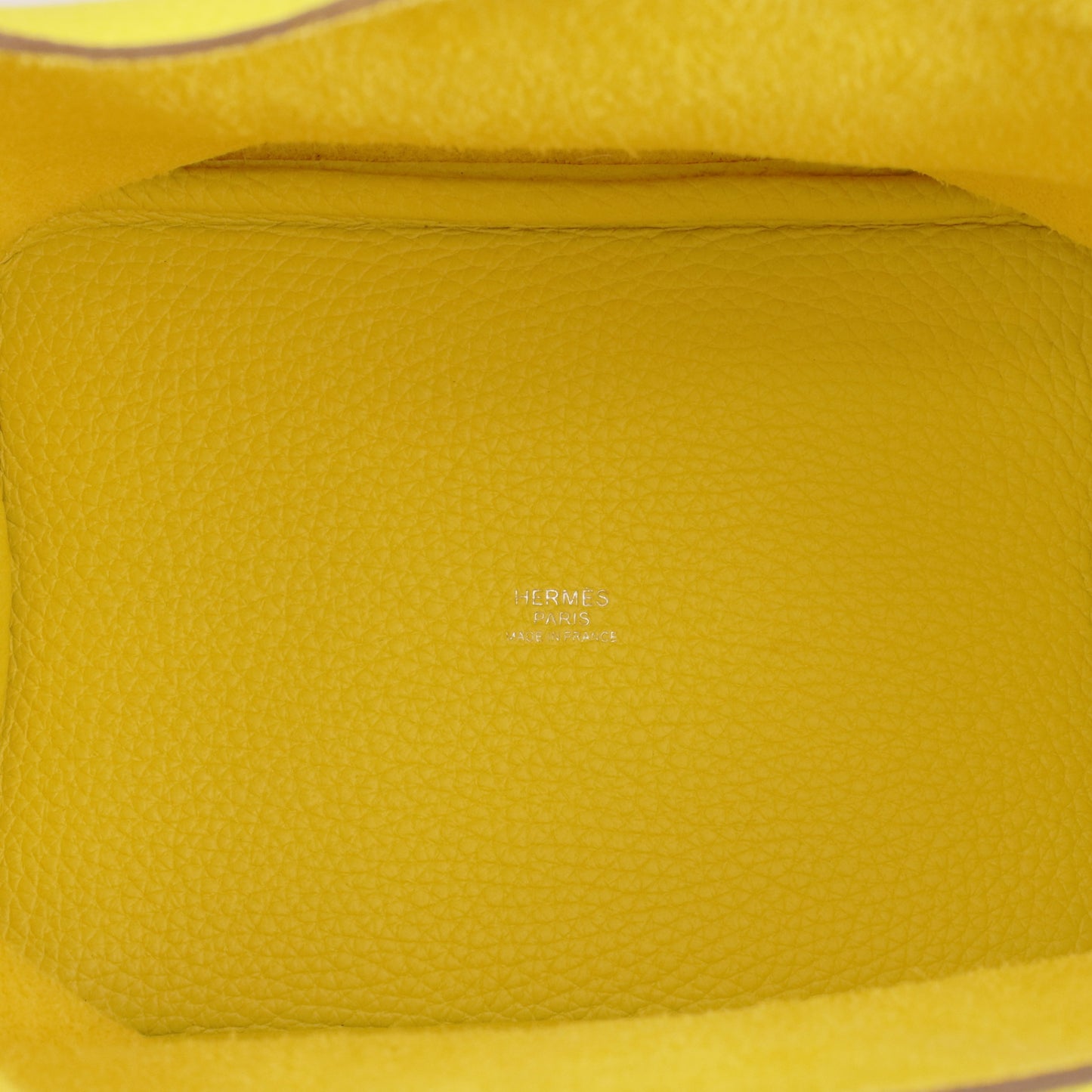 Picotin Lock PM Torillon Clemence Lime Field SS W engraved