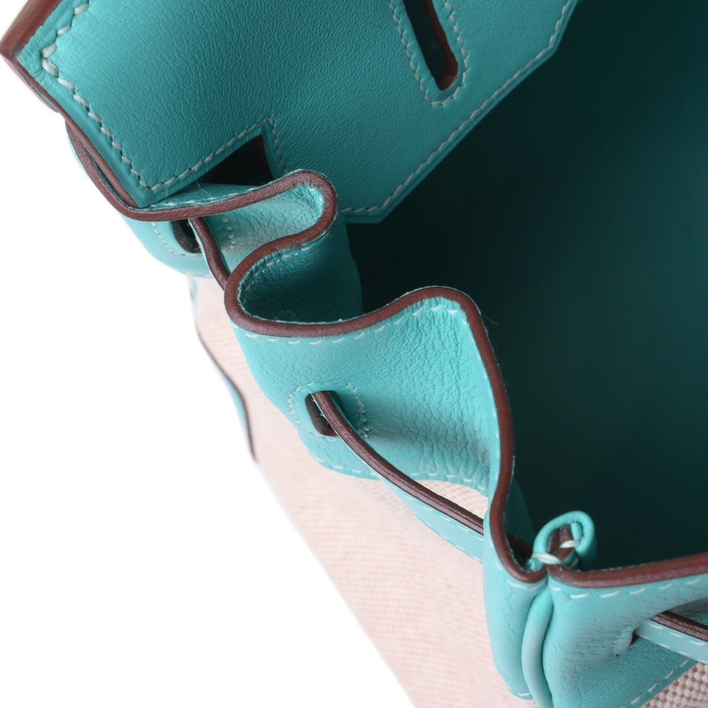 Birkin 30 Voor Swift Toile Ash Lagon SS □L engraved