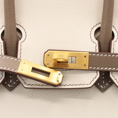 バーキン25　パーソナルオーダー　セリエ　ヴォーエプソン　クレ　エトゥープ　マットGP　Z刻印