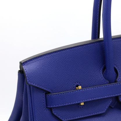 Birkin 35VeauEpsomBlue Royale GP CStamp