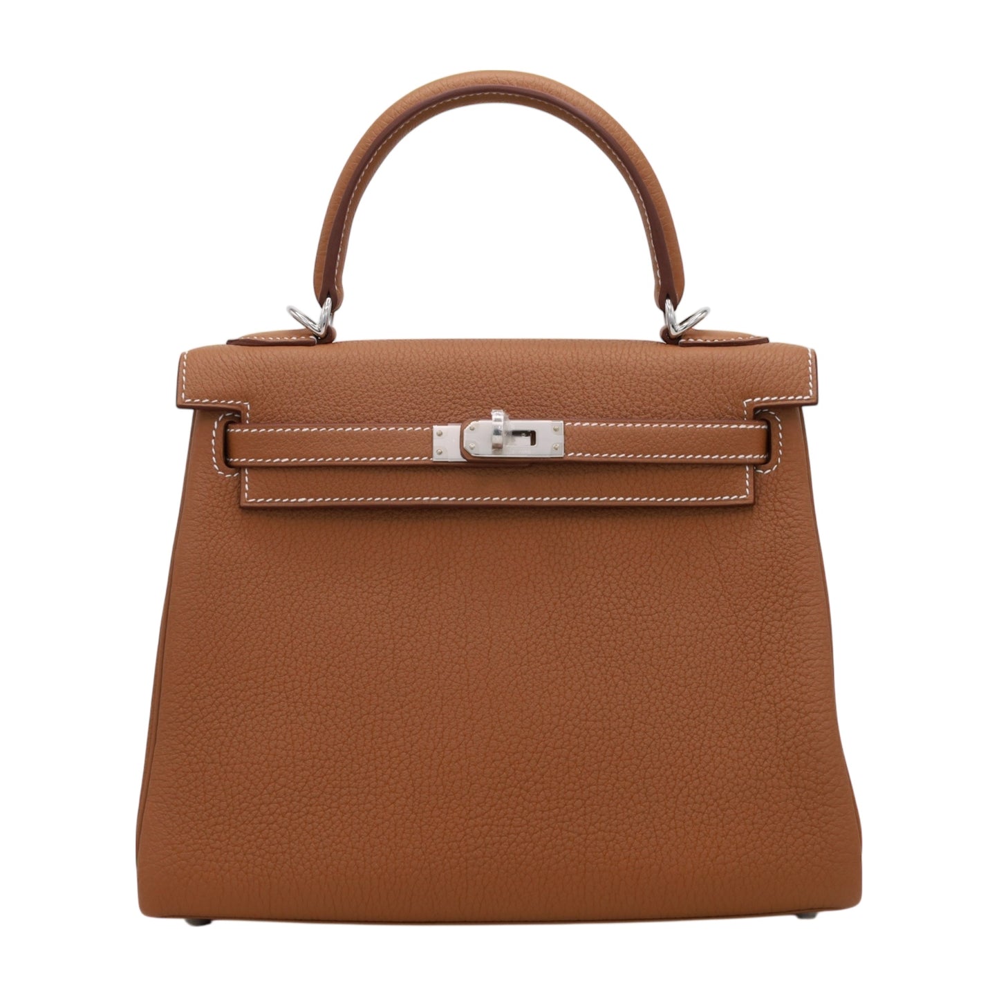 Kelly 25 Togo Gold SS W engraved