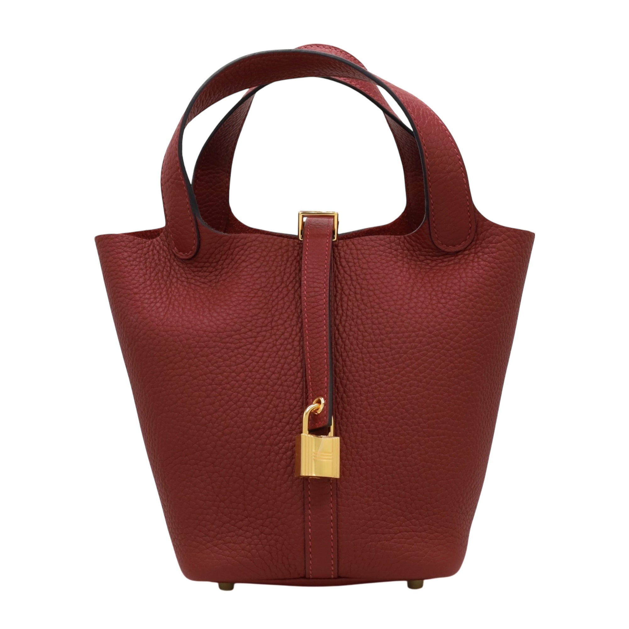 HERMES ピコタンロックPM トリヨンクレマンス ルージュアッシュ GP W