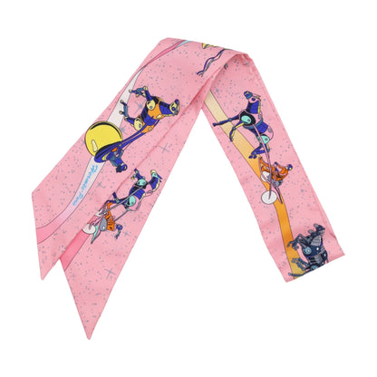 ツイリー　スペース・ダービー　シルク　ピンク