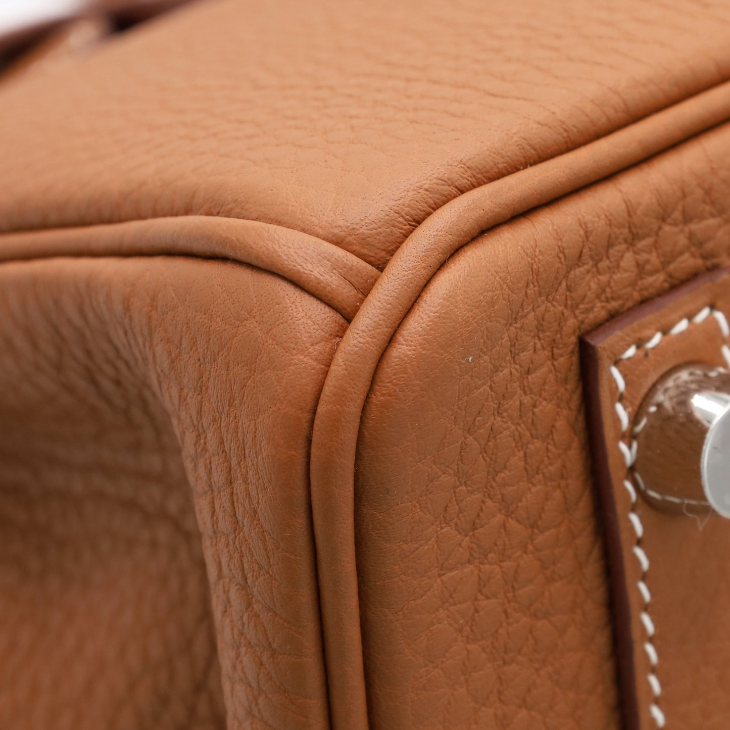 Birkin 25 Togo Gold SS KStamp