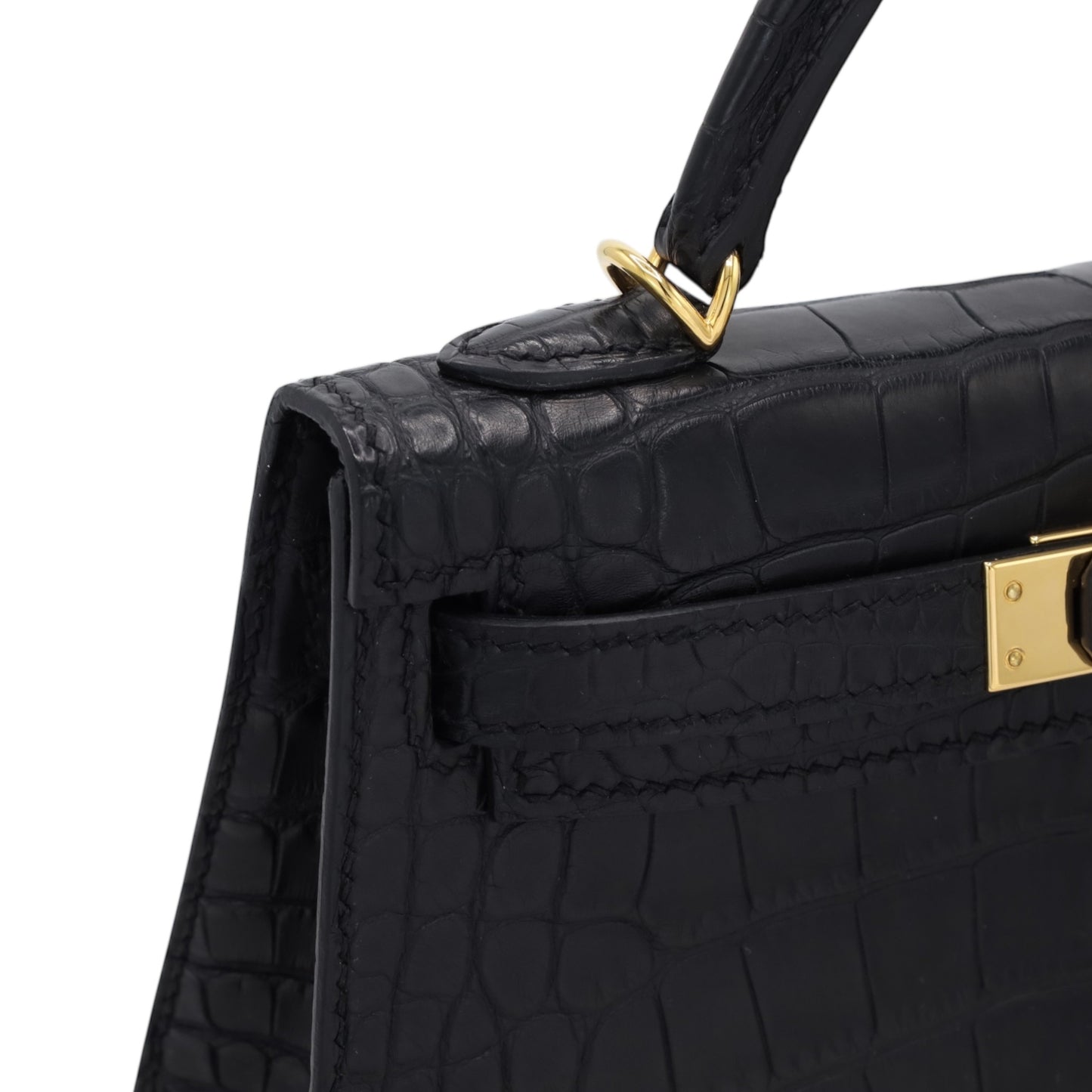 ミニケリー2　アリゲーターマット　ブラック　GP　W刻印