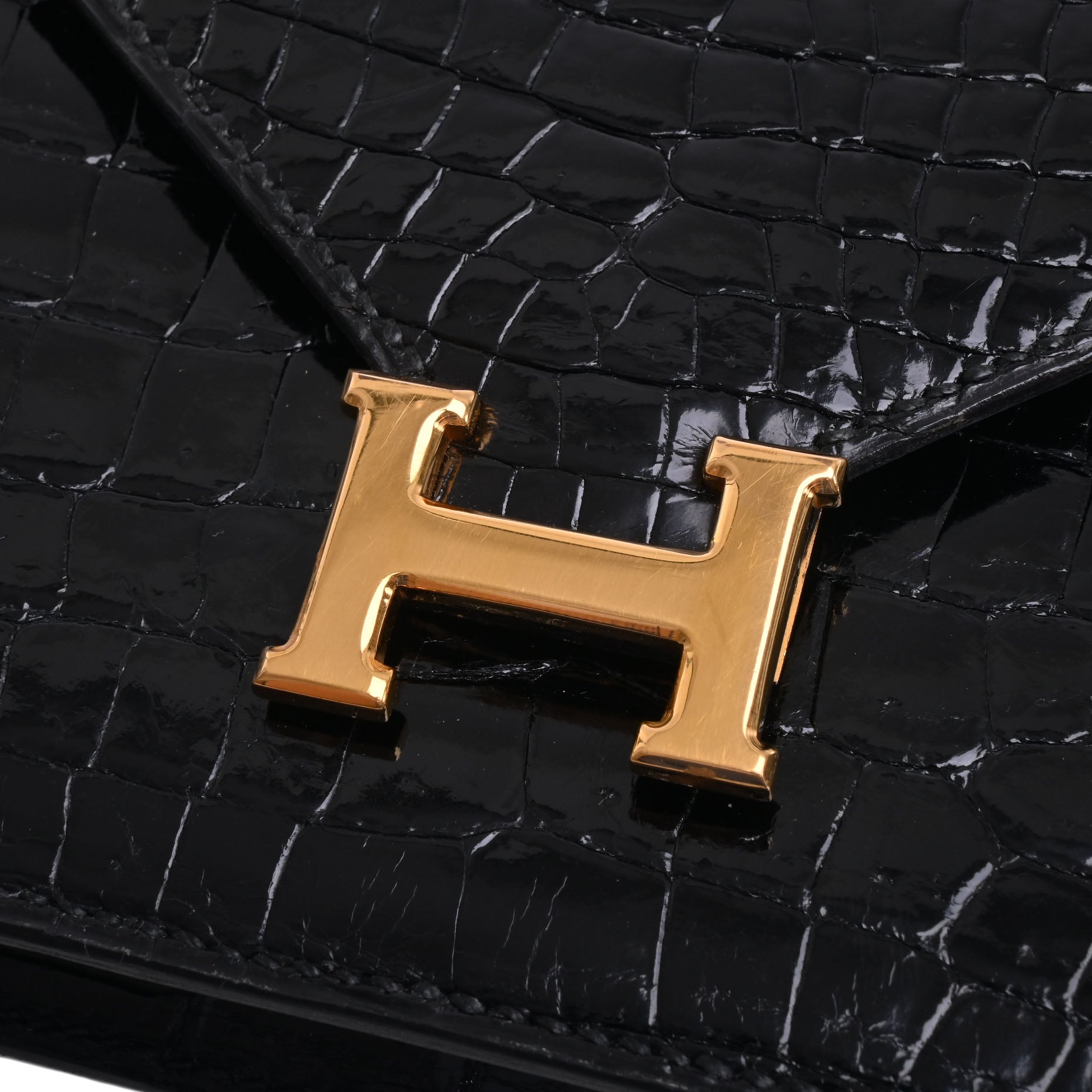 HERMES リディ　ポロサス　黒　GP　〇H刻印