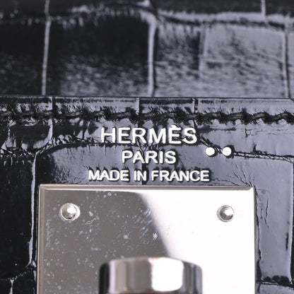 HERMES ケリー28　ニロティカス　黒　SS　□M刻印