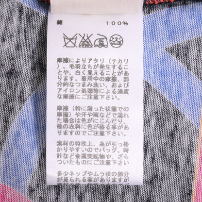 HERMES Tシャツ　コットン　マルチカラー　黒　38