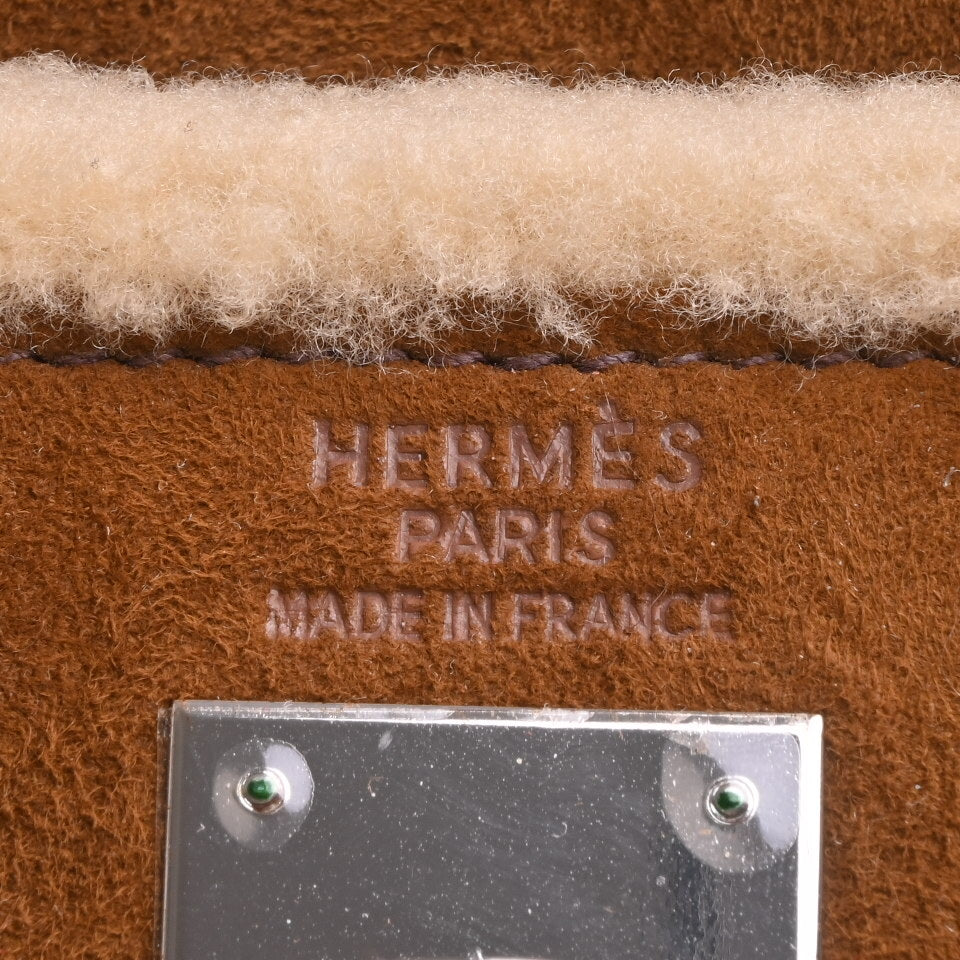 HERMES ケリープルシュ35　ムートン　ドブリス　マロン　SS　□J刻印