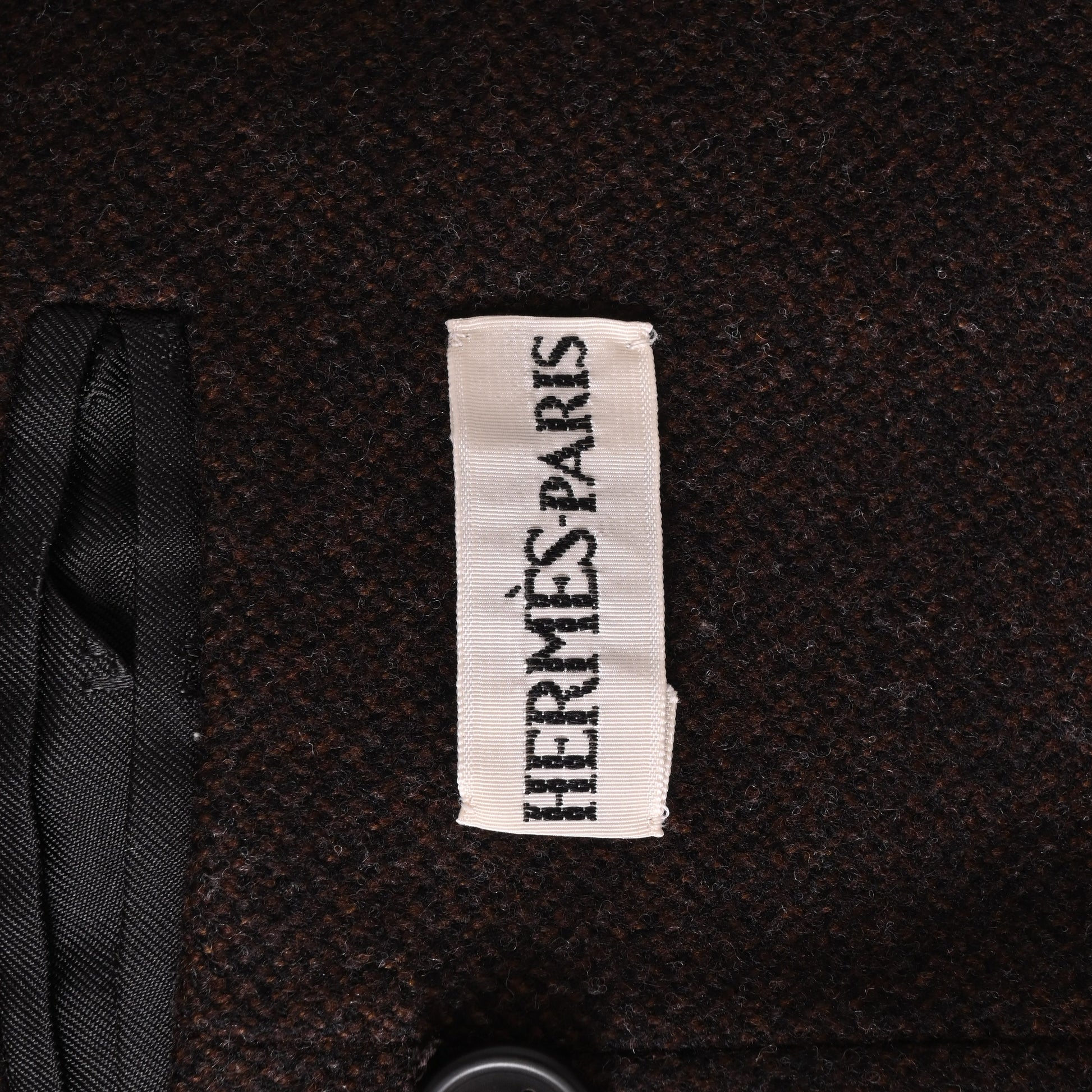 HERMES セットアップ　ウール混　ブラウン　40