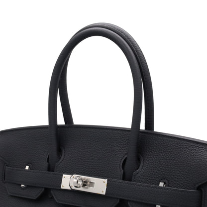 Birkin 30 Togo Black SS GStamp